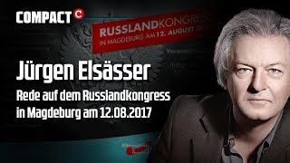 Jürgen Elsässer auf der AfDRusslandkonferenz in Magdeburg [upl. by Adnauqal570]