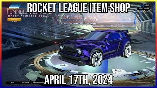 IMPORT FENNEC MIGRAINE DECAL Rocket League Item Shop April 17th 2024 [upl. by Caddric]