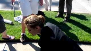 Stana Katic Signing Fan Stuff  August 27 2013 part 2 [upl. by Thorley]