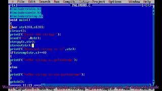 C program to determine Whether a string is palindrome or not Using string function [upl. by Richelle]