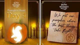 Hogwarts Mystery Pumpkin Hunt Day 4 [upl. by Aihpos]