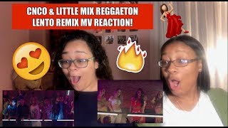 CNCO Little Mix  Reggaetón Lento Remix Official Video  REACTION [upl. by Colvert]