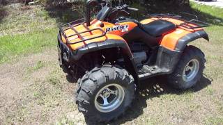 2003 honda rancher 350 4x4 walk around [upl. by Htaeh]