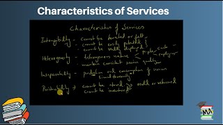 Characteristics of Services I Intangibility Inseparability Heterogeneity and Perishability [upl. by Latham]