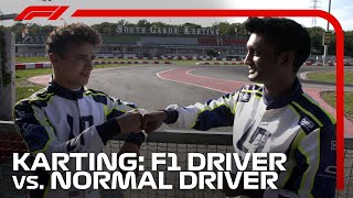 Karting Challenge F1 Driver vs Normal Driver [upl. by Gierk]