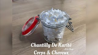 Chantilly corps cheveux pour moins de 5€  LE soin maison de la Hass ultra hydratant et nourrissant [upl. by Nyllij]