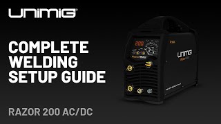 RAZOR 200 ACDC  Complete Welding Setup Guide [upl. by Nosredna]