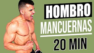 Rutina de HOMBRO con MANCUERNAS En Casa para GANAR MASA MUSCULAR y FUERZA 💪 HOMBROS con PESAS [upl. by Kano]