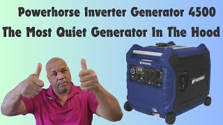 Powerhorse Inverter Generator 4500 Quiet Generator In The Hood [upl. by Emelyne]