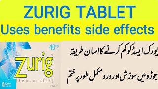 zurig tablet uses in urdu  zurig tablet 40 mg uses zurig tablet 80 mg uses  zurig tablet for gout [upl. by Macswan]