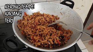 Resep Kering Tempe Kacang dan Teri Nasi [upl. by Leanard]