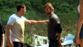 LOST Sawyer vs Sayid 1x02 Pilot [upl. by Anirtap739]