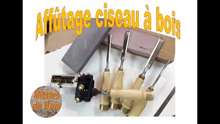 Affûtage ciseaux à bois nickel [upl. by Eniluap]