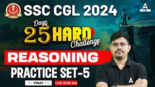 SSC CGL 2024  SSC CGL Reasoning Classes By Vinay Tiwari  CGL Reasoning Practice Set 5 [upl. by Siver765]