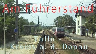 Führerstandsmitfahrt Tulln  KremsDonau HD  Cab Ride ÖBB 1144 [upl. by Heti]