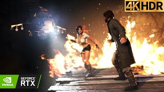 Lara escape from the Helicopter  Rise of the tomb raider helicopter fight [upl. by Neik]