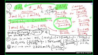 Chem 200A Lecture 102224 Part 1 Ch 5610 stoichiometry [upl. by Ameluz]