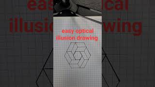 🤔 Easy Optical illusion drawing 🤔 3dart 3d 3dillusion youtubeshorts opticalillusion 3ddrawing [upl. by Smith]