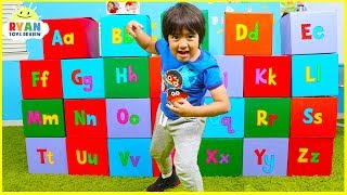 Learn Alphabet for Kids and Colors with ABC Letters Surprise Boxes [upl. by Phio952]