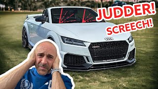 AUDI TT RS WINDOW WIPER ISSUES JUDDERING AND SCREECHING HOW TO CHANGE WINDSCREEN WIPERS [upl. by Alokin]