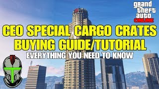 GTA Online CEO Special Cargo Crates BUYING GuideTutorialEverything You Need To Know 2020 Update [upl. by Lashonda]