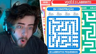 cellbit resolvendo 20 ENIGMAS de LABIRINTO [upl. by Harrow]