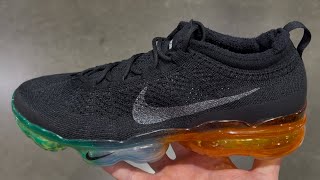 Nike Air Vapormax 2023 Flyknit Black Multicolor Shoes [upl. by Aliam]