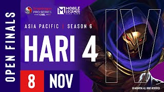 🔴 ID AP Mobile Legends Bang Bang  Snapdragon Mobile Open Finals  Season ke6  Hari 4 [upl. by Gierc]