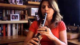 Denise plays Petite Fleur on clarinet  new version 2010 [upl. by Gaspar]