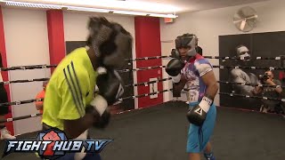 TERENCE CRAWFORD VS YURIORKIS GAMBOA  FULL SPARRING SESSION [upl. by Amer]