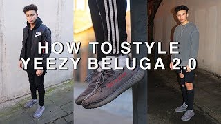 How to Style Yeezy V2s  Beluga 20 [upl. by Enrobso]