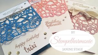 Geburtstagskarten Florale Fantasie  Stampin Up [upl. by Tlok128]