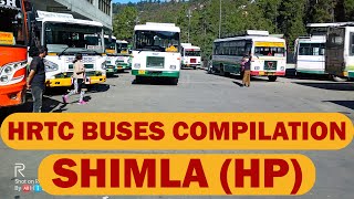 HRTC Buses Compilation  Shimla HP [upl. by Atiek]