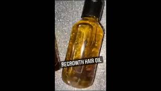 Regrowth Hair Oil ✨💯 350rs Growth of new baby hairs👍 [upl. by Anitserp]