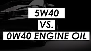 5W40 vs 0W40 engine oil comparison [upl. by Massiw]