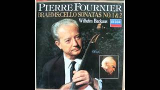 Brahms Cello Sonata No 1 in E Minor Op 38  Fournier amp Backhaus  2  Allegretto quasi Menuetto [upl. by Airret]