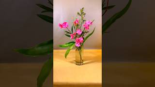 Pink Oleander Flower Arrangement  花藝 flowers [upl. by Juliette]