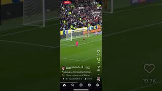 What a goal by Isidor to win it for Sunderland v Hull football sunderland sunderlandfc [upl. by Innoj]