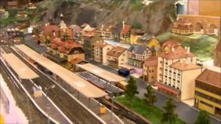 Réseau de train miniature échelle N 1160 lac de Bienne 8ème partie [upl. by Reham]