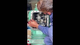 bitzer compressor overholin model no 6FE44Y20d how to fitting and testing [upl. by Asiled751]