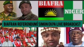 SIMON EKPA LIVE BROADCAST 18TH OCT DISCUSSING BIAFRAN REFERENDUM [upl. by Yesnnyl351]