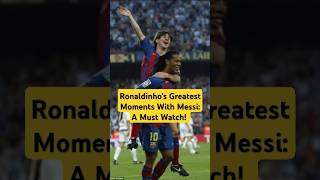 The Best of Ronaldinho Iconic Goals Skills and Magic Moments [upl. by Afrikah]