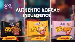 Shoop Korean Noodles  2x Thick and Spicy Korean Indulgence [upl. by Ahsinaw]