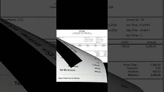 Bill INVOICE Format bills [upl. by Airlee229]