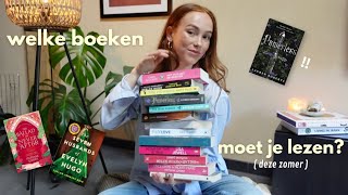 Welke boeken MOET je deze zomer lezen BOEKREVIEW [upl. by Dnomyaw]