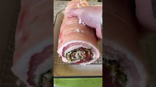 How to make Porchetta It’s a great easy recipe Porchetta is fantastic for large dinners cooking [upl. by Campbell]