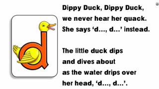 Dippy Duck Letterland Full HD song [upl. by Tik]