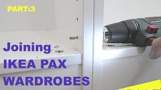 How to join Ikea Pax wardrobes together [upl. by Sorcha]