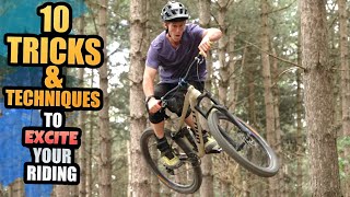 10 MTB TRICKS AND TECHNIQUES TO EXCITE YOUR RIDING [upl. by Bergstein]