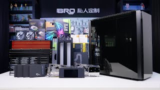 「BRO」4K TRIPLE KILL🔪🔪🔪 CORSAIR 1000D With 34 Unit Fan WITH AMD 3990X PC BUILD 海盗船1000D AMDpcbuild [upl. by Adnwahsat]